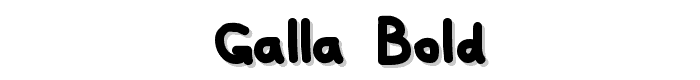 Galla Bold font